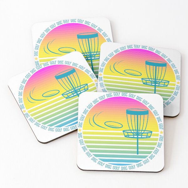 Item preview, Disc Golf Retro Neon Beach Theme designed and sold by CeliacAmnesiac.
