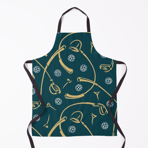 Item preview, Golf Driving ‘n Putting Pattern | Deep Teal Green + Gold designed and sold by L Diane Johnson.