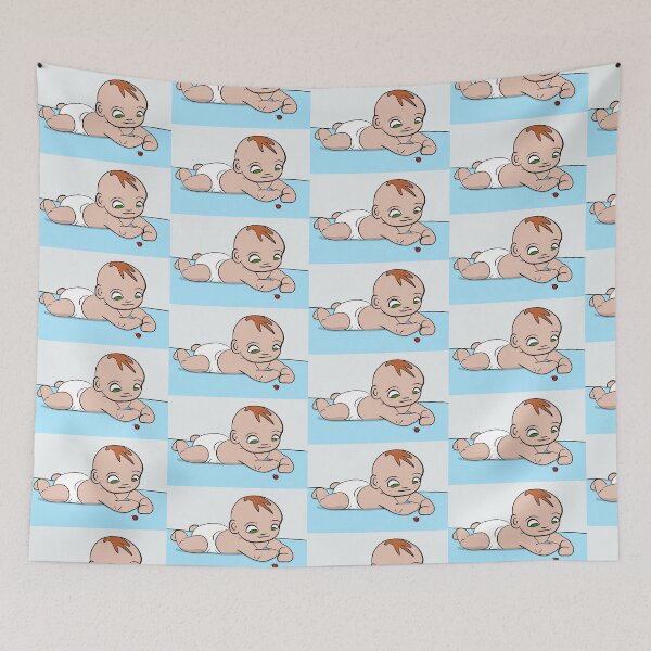 Item preview, Curious Baby designed and sold by InkedEdges.