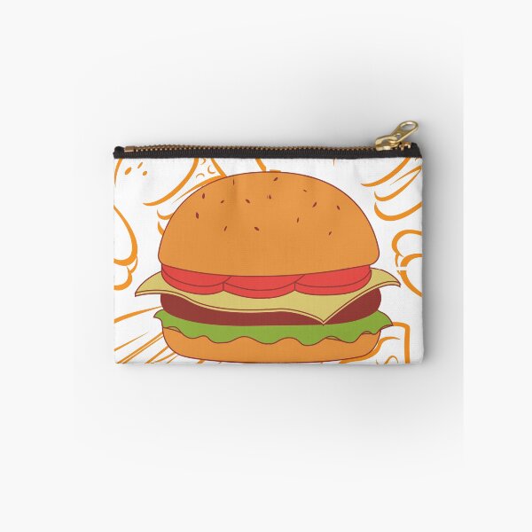 Item preview, Burger Sandwich Feast - Burger Delight - Sandwich Pattern | Whimsical Food Art designed and sold by OrangeMG.