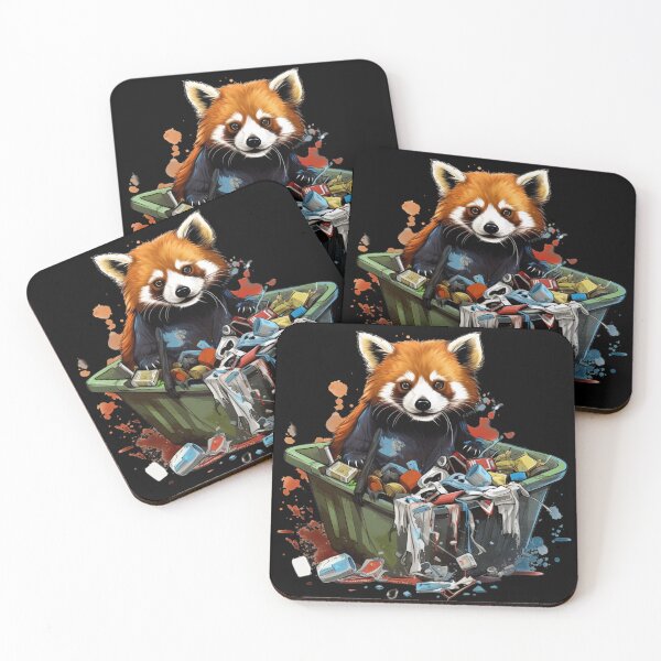 Item preview, Red Panda In Trash Cute Red Panda designed and sold by ArtFromBeyond.