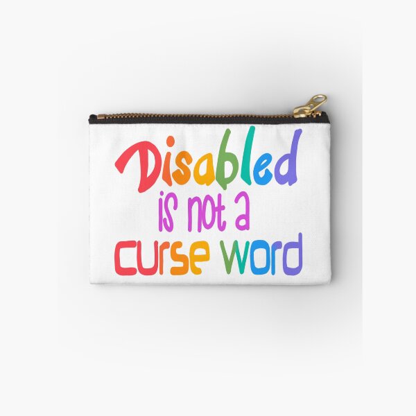 Item preview, Disabled is not a curse word designed and sold by NatLeBrunDesign.