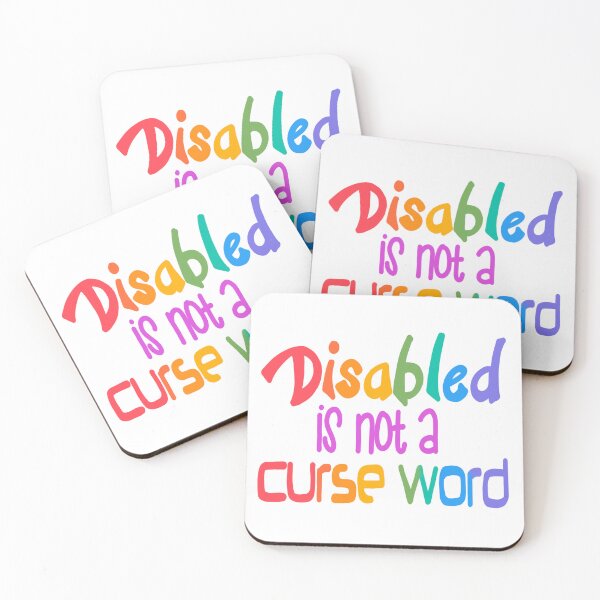 Item preview, Disabled is not a curse word designed and sold by NatLeBrunDesign.