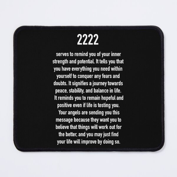 Item preview, Angel Numbers 2222 designed and sold by AwesomeAiArt.