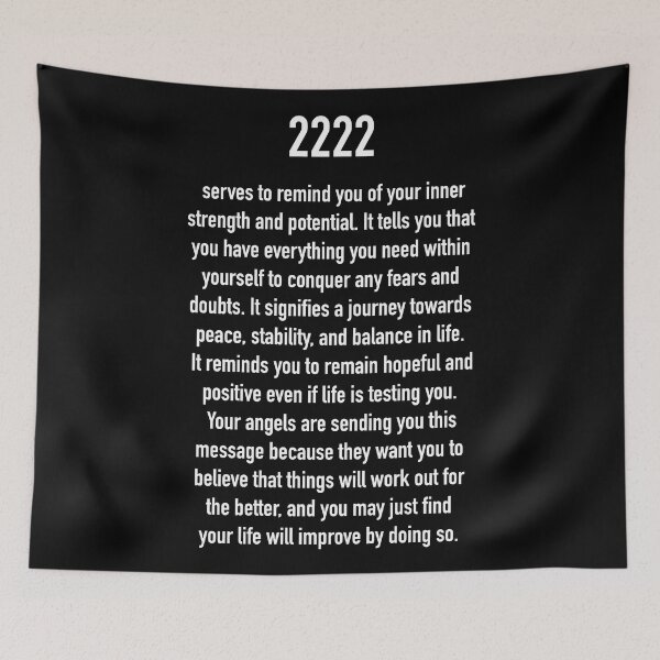 Item preview, Angel Numbers 2222 designed and sold by AwesomeAiArt.