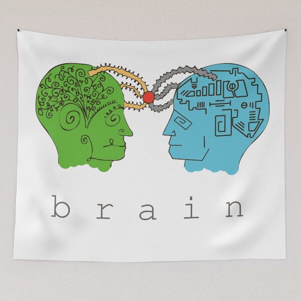 Item preview, Left and right human brain designed and sold by Meteor77.