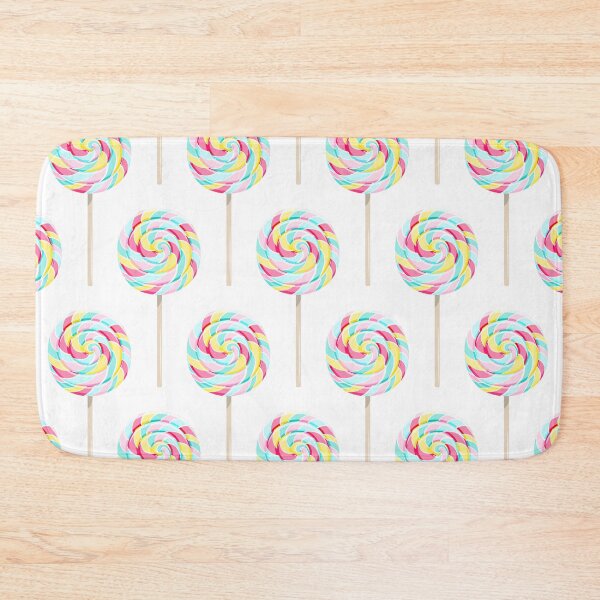 Item preview, whirly pops - pastel rainbow on white designed and sold by littlearrow.