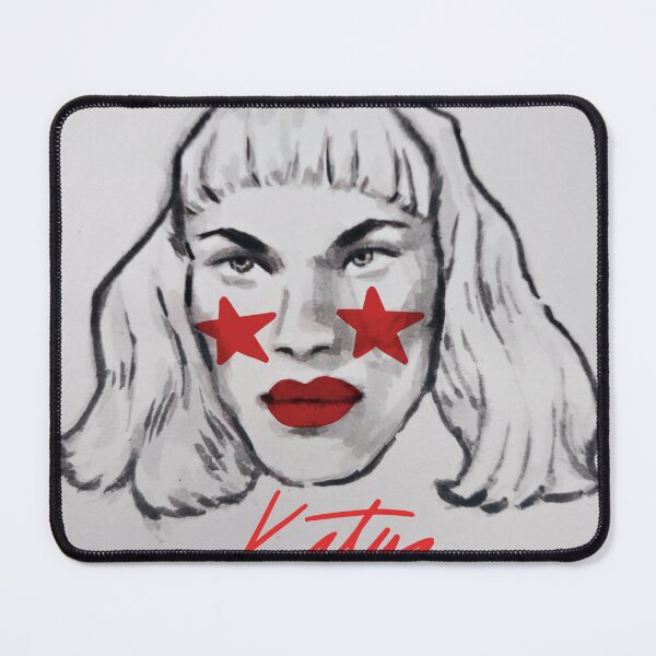 Item preview, katya zamolodchikova pinup sticker art designed and sold by bananalmn.
