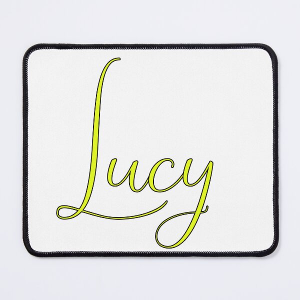 Item preview, Copy Lucy Cursive Name Label (Black) designed and sold by  OKINTA.