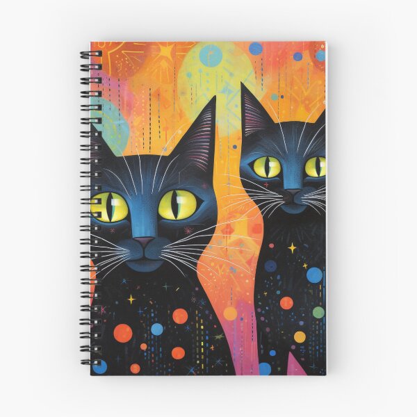 Item preview, Patrón de amigos de gatos de ojos grandes designed and sold by SmileshareShop.