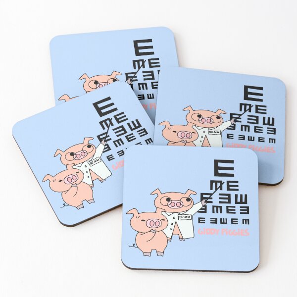 Item preview, Giddy Piggies Eye Chart designed and sold by Giddy Piggies.