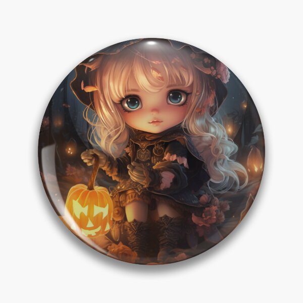 Item preview, Halloween Anime Chibi Kawaii Girl Funny Gifts For Kids designed and sold by Chmielayka.