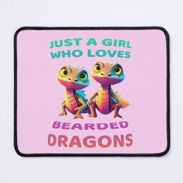 Item preview, Just A Girl Who Loves Bearded Dragons designed and sold by Sunmoonlove.