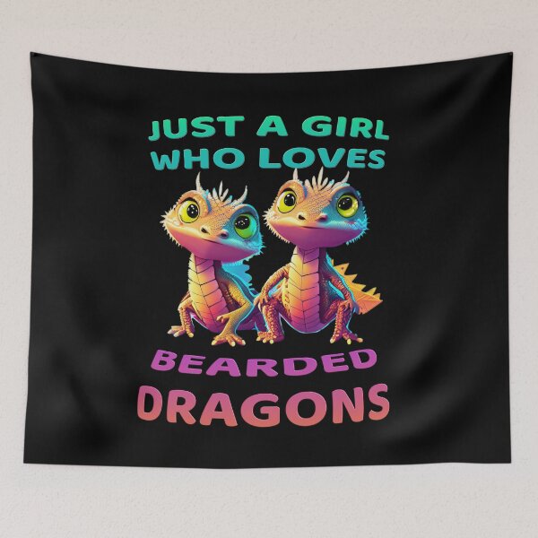 Item preview, Just A Girl Who Loves Bearded Dragons designed and sold by Sunmoonlove.