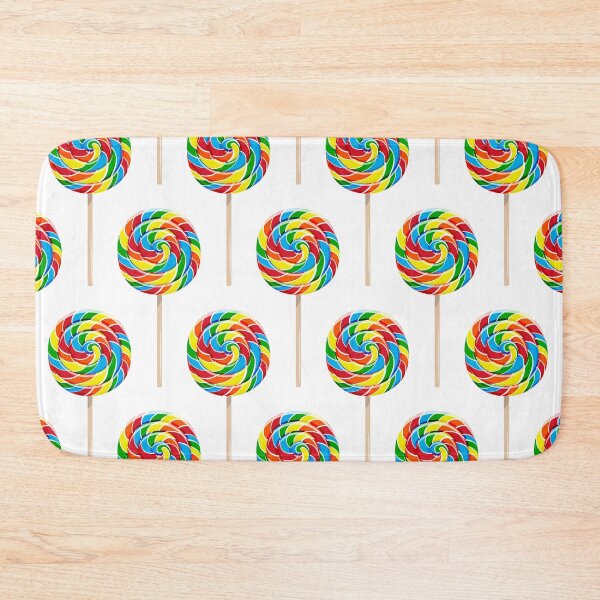 Item preview, whirly pops - rainbow on white designed and sold by littlearrow.