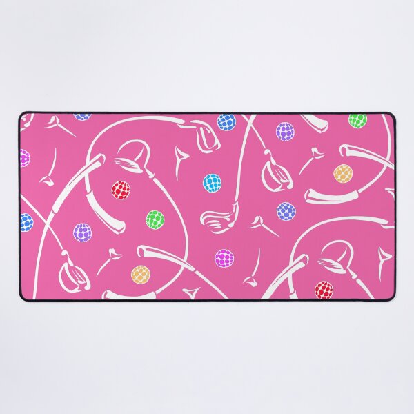 Item preview, Golf Driving ‘n Putting Pattern | Pink + Multi designed and sold by L Diane Johnson.
