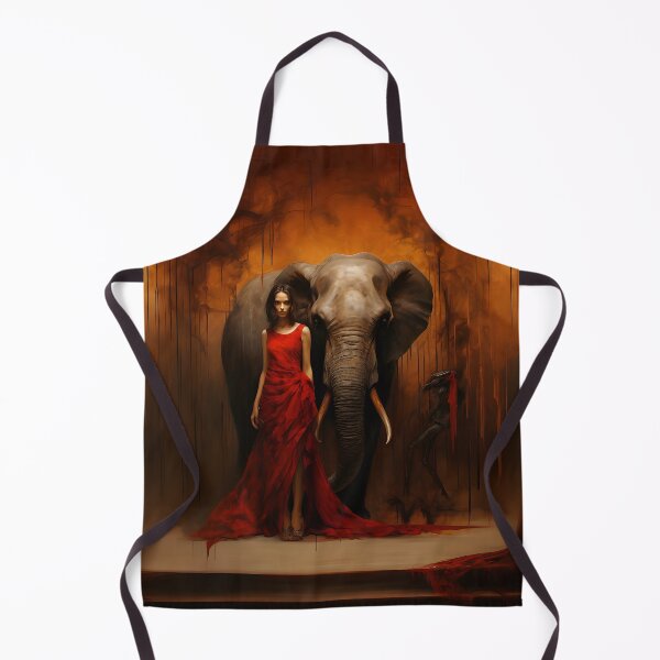 Item preview, Elephant and Woman in Fantasy designed and sold by MyDearWorld.