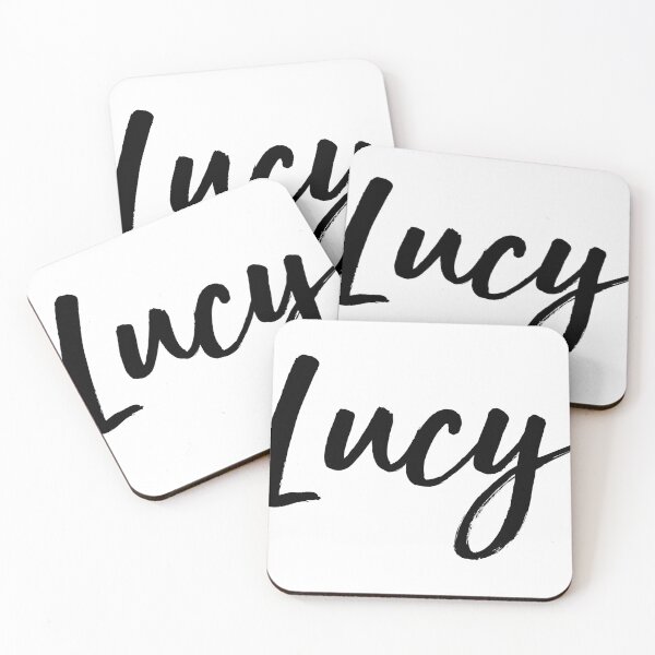 Item preview,  Lucy Cursive Name Label (Black) designed and sold by  OKINTA.