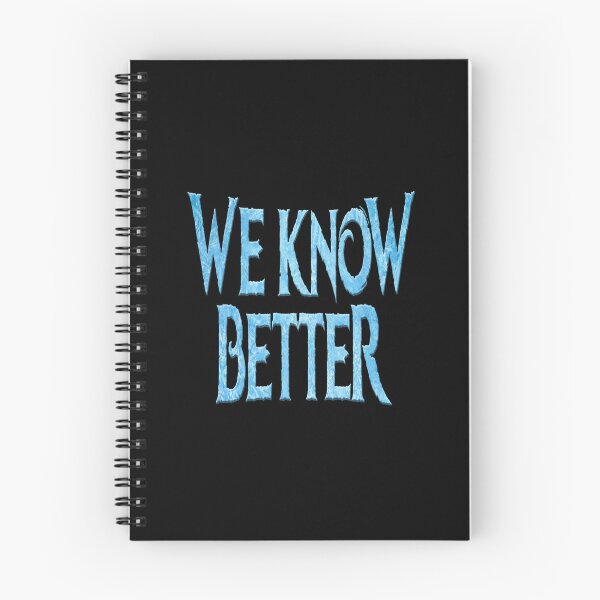 Item preview, We Know Better Poster  designed and sold by The Happiness Market .