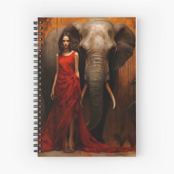 Item preview, Elephant and Woman in Fantasy designed and sold by MyDearWorld.