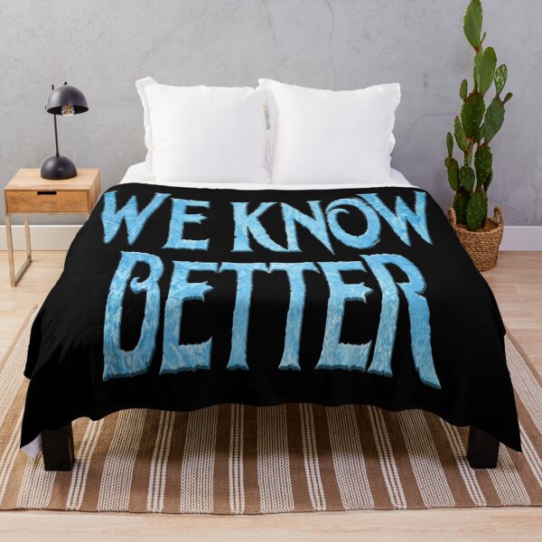 Item preview, We Know Better Poster  designed and sold by The Happiness Market .