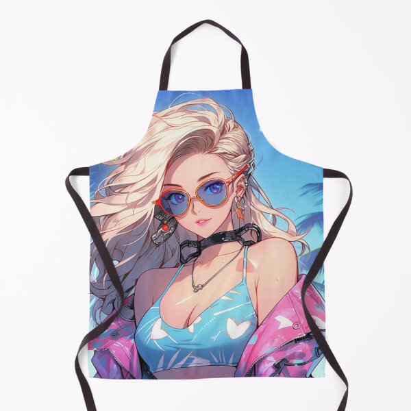 Item preview, Cyberpunk Katie in Miami: Embrace the Futuristic Glamour of a Sun-Drenched Adventure! designed and sold by RIAiCreations.