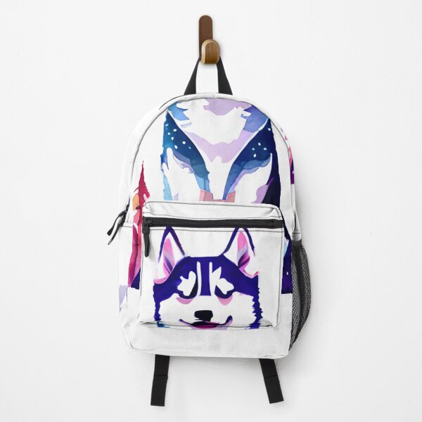 Item preview, Happy Siberian Husky Watercolor Dog designed and sold by TereniaBP.