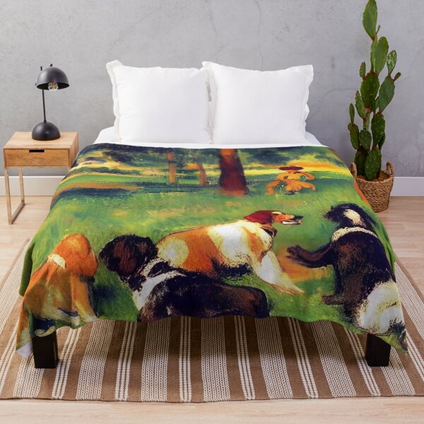 Item preview, Dogs on the grass designed and sold by George Hutton Hunter.