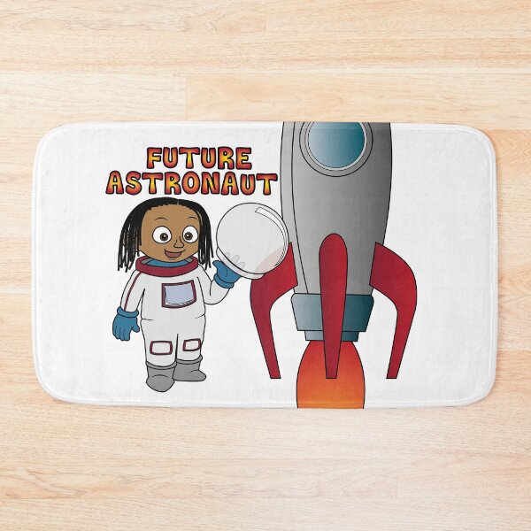 Item preview, 'Future Astronaut' with Rocket (Plaits/Dreadlocks) designed and sold by ThingsByNin.