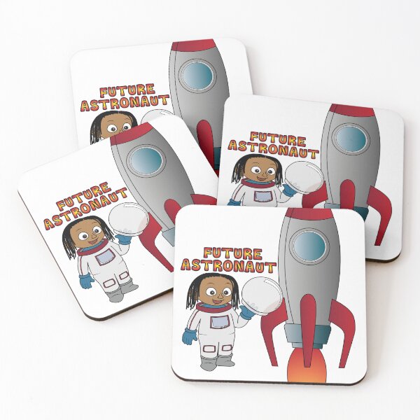 Item preview, 'Future Astronaut' with Rocket (Plaits/Dreadlocks) designed and sold by ThingsByNin.