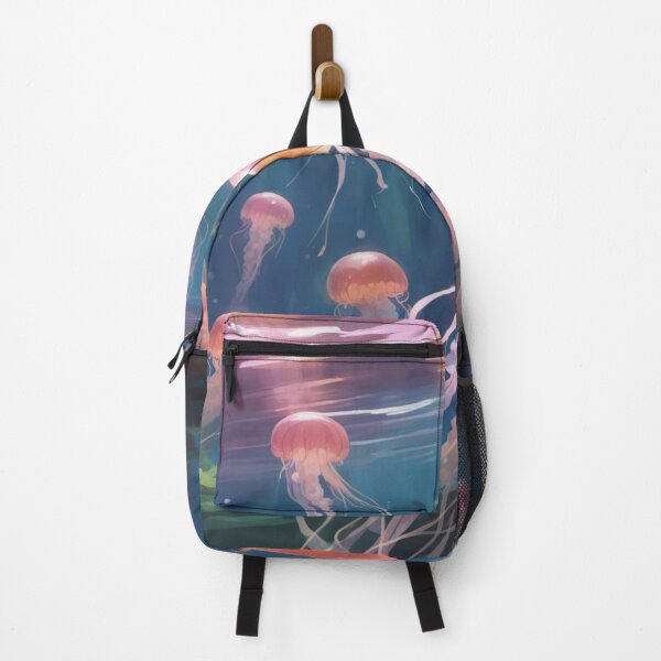 Item preview, Illustration of jellyfish in the ocean designed and sold by juoctaviniarts.