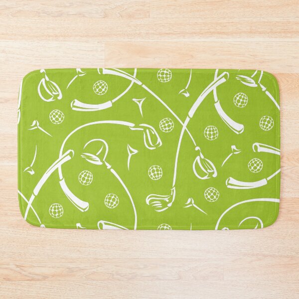 Item preview, Golf Driving ‘n Putting Pattern | Lime Green designed and sold by L Diane Johnson.