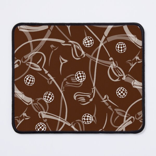 Item preview, Golf Driving ‘n Putting Pattern | Chocolate Brown designed and sold by L Diane Johnson.