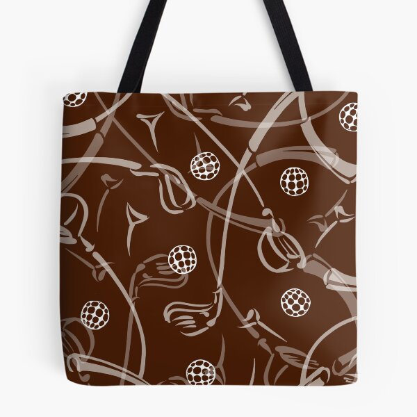 Item preview, Golf Driving ‘n Putting Pattern | Chocolate Brown designed and sold by L Diane Johnson.