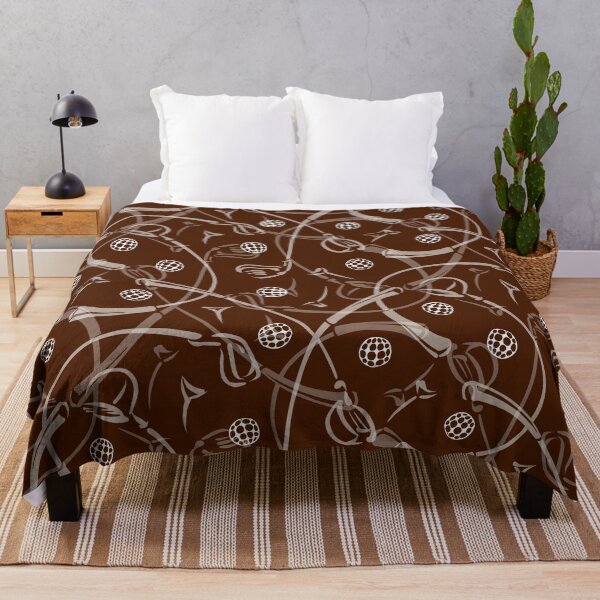 Item preview, Golf Driving ‘n Putting Pattern | Chocolate Brown designed and sold by L Diane Johnson.