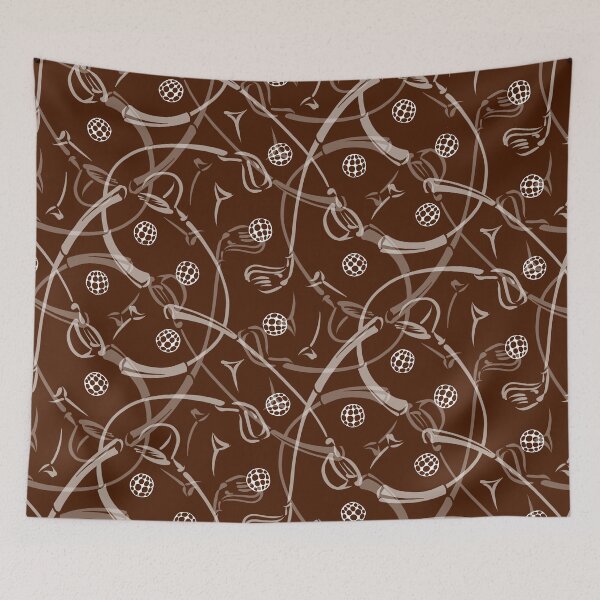 Item preview, Golf Driving ‘n Putting Pattern | Chocolate Brown designed and sold by L Diane Johnson.