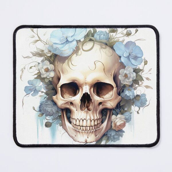 Item preview, floral skull designed and sold by drizzd.