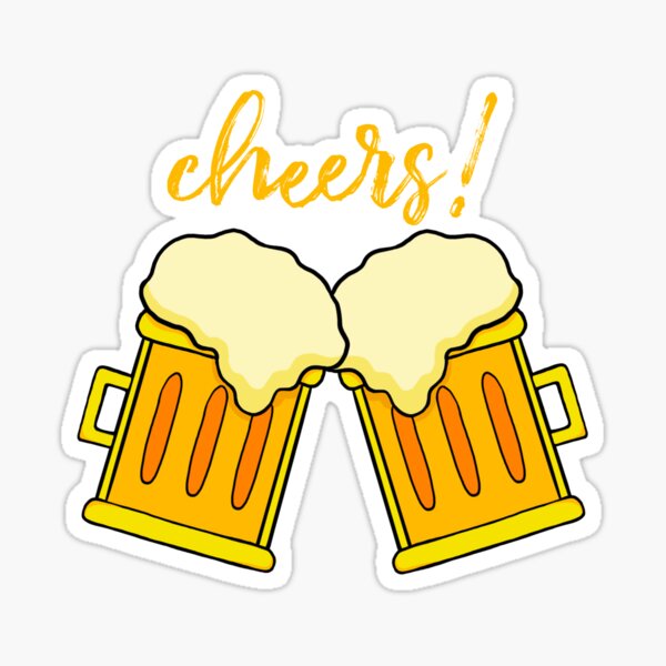 Guinness Beer Glasses Sticker - Pro Sport Stickers