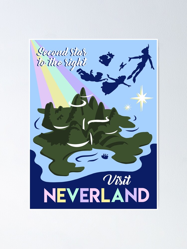 Alternate view of Visit Neverland Poster