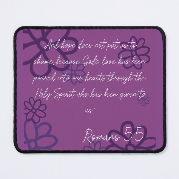 Item preview, Romans 5:5 Bible Verse Art  designed and sold by Kaitlyn Keith.