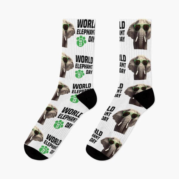 Item preview, 12 Aug. WORLD ELEPHANT DAY designed and sold by challengecafe.