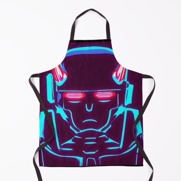 Item preview, Neon Futuristic Robot designed and sold by GloomyDay Store.
