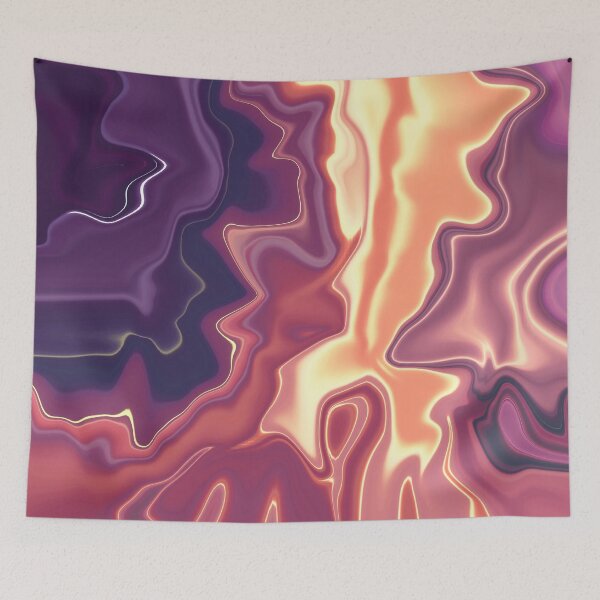 Item preview, Liquidity Swirling Liquid Lines and Swirley Shapes Contemporary Abstract 1 of 4 designed and sold by Beachy.