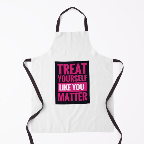 Item preview, Treat Yourself Like You Matter (Pink & Black) designed and sold by r-hesse.