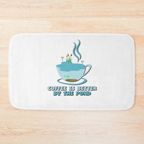 Item preview, Coffee is Better by the Pond designed and sold by DeadPixelDesign.