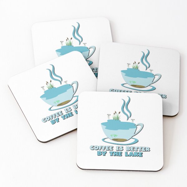 Item preview, Coffee is Better by the Lake designed and sold by DeadPixelDesign.