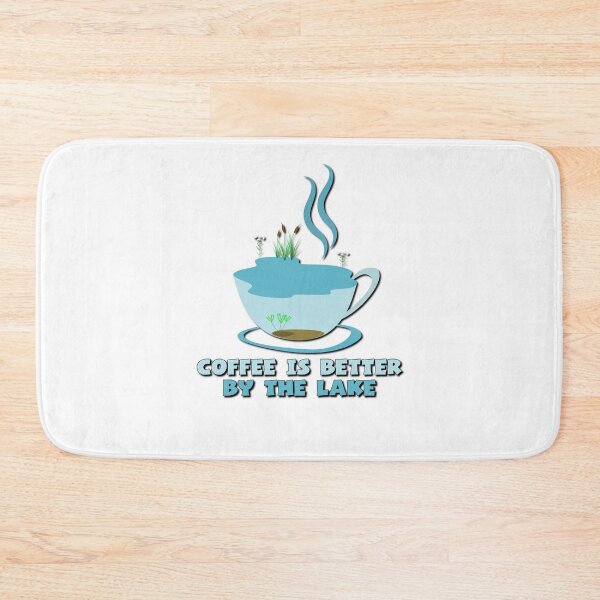 Item preview, Coffee is Better by the Lake designed and sold by DeadPixelDesign.