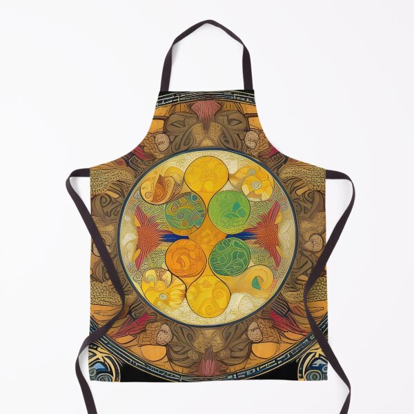 Item preview, Art Nouveau mandala abstract poster designed and sold by REALDesign-Shop.