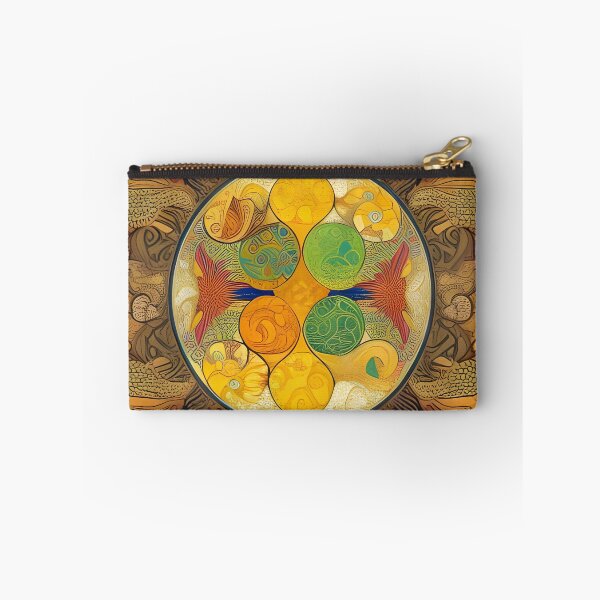 Item preview, Art Nouveau mandala abstract poster designed and sold by REALDesign-Shop.