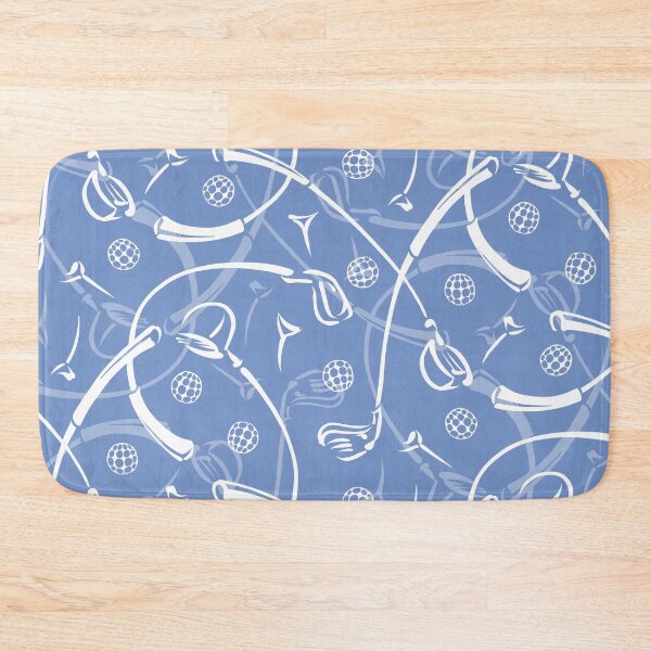 Item preview, Golf Driving ‘n Putting Pattern | Soft Blue designed and sold by L Diane Johnson.
